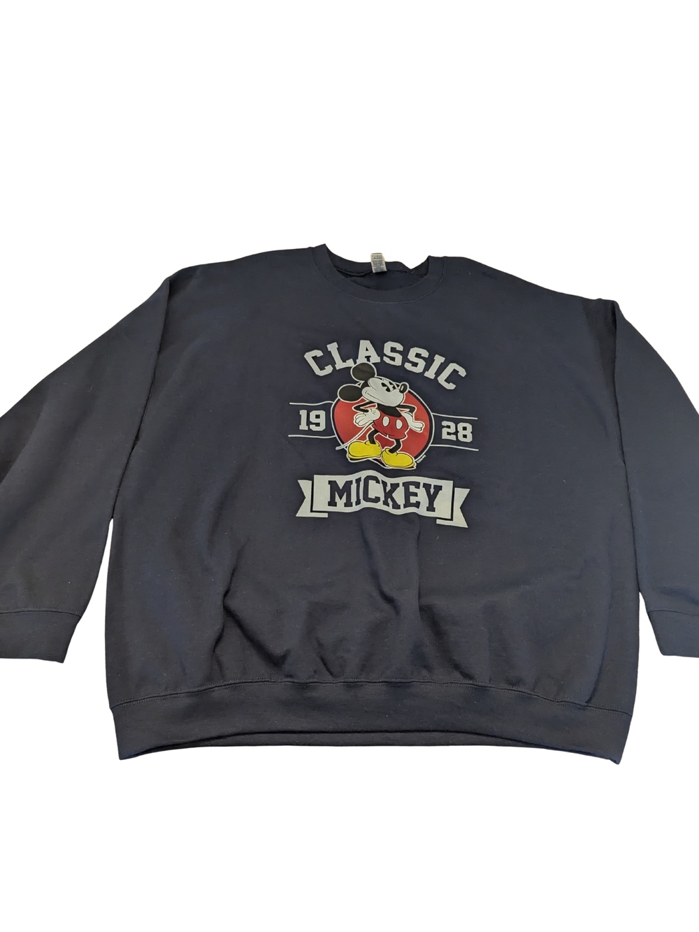 EUC Gildan Adult XXL Disney Classic Mickey Mouse Crewneck Sweatshirt